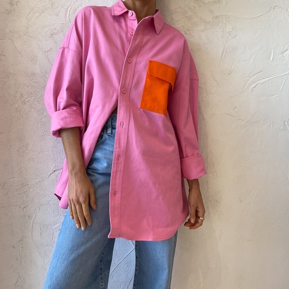 BLANCA GEORGE SHIRT - PINK - Picture 1 of 7